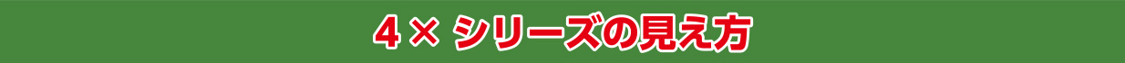 4×シリーズの見え方