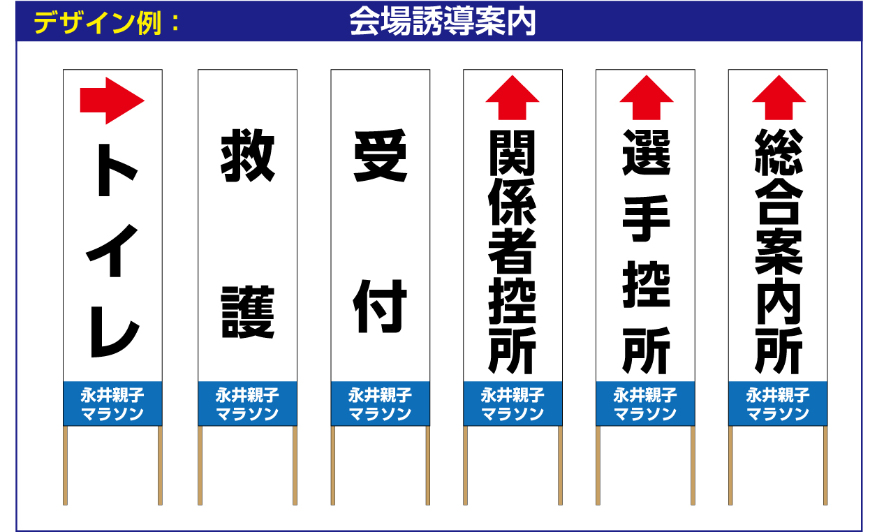 会場誘導案内