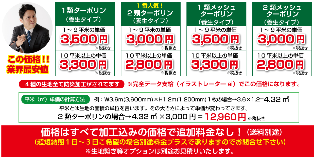 価格表